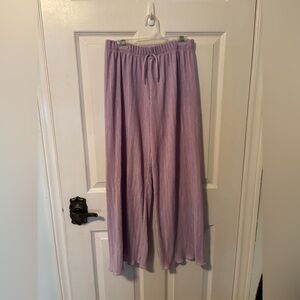 Lilac Flowy Pants